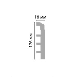 Плинтус Декомастер A246