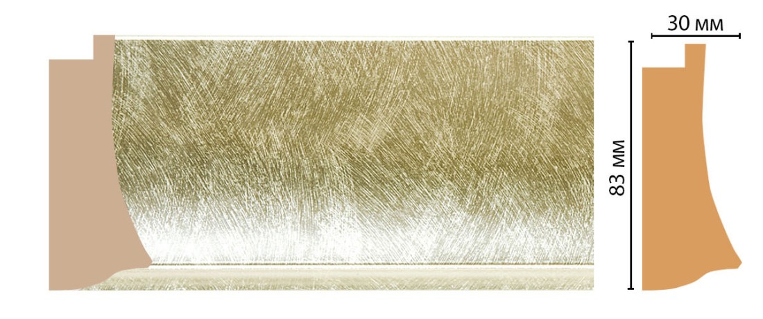 Багет DECOMASTER 552-373 ДМ (83*30*2900 мм)